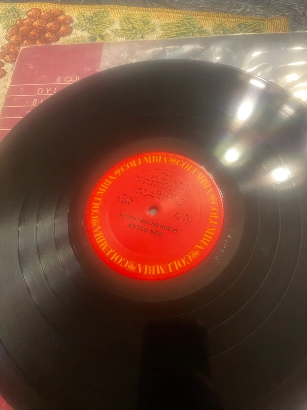 Bob Dylan Blood On The Tracks Columbia Rock 12